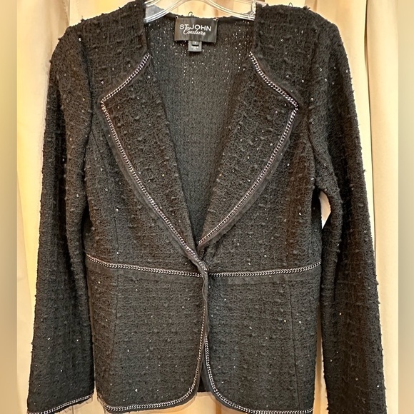 St. John Couture Blazer/Holiday jacket size 4 - Picture 1 of 5